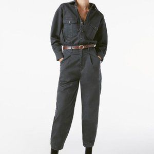 Frame Pleated Barrel Leg Jumpsuit Size S EUC